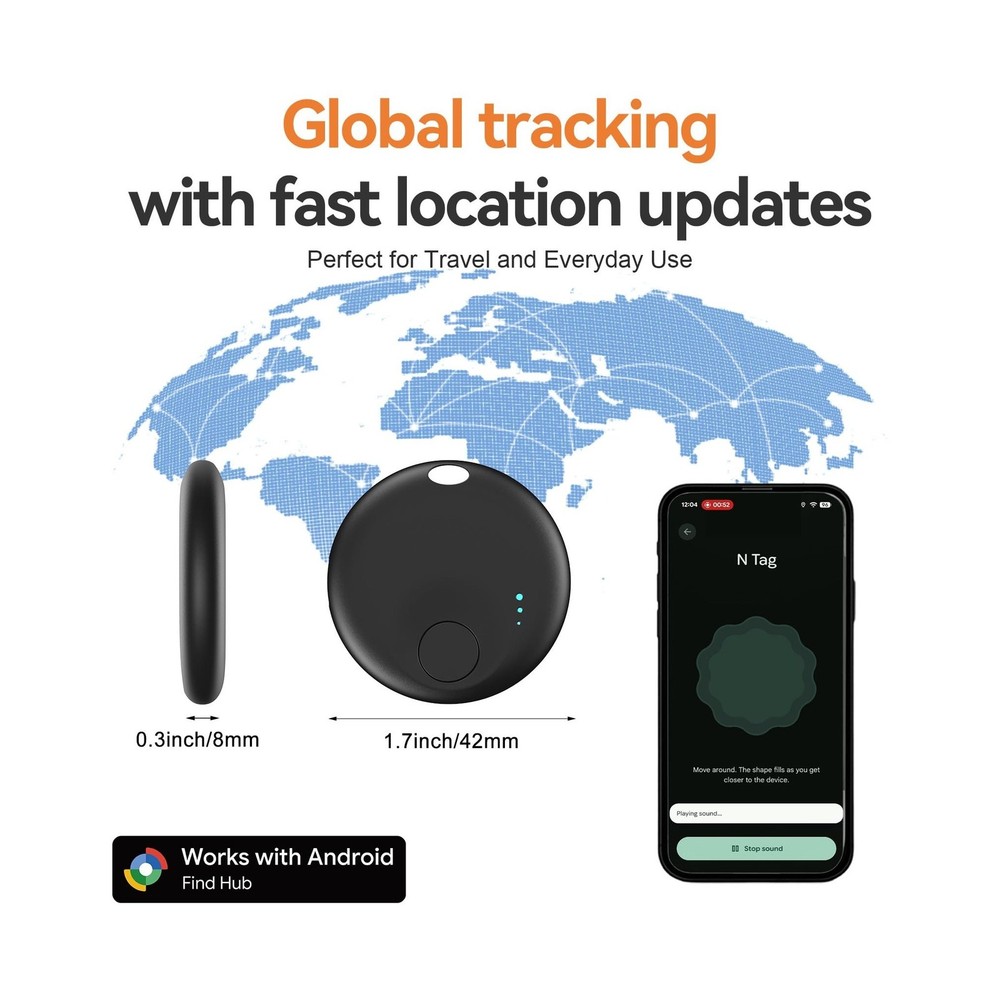 2026 Air Tracker Tags for Android, Smart Tags-4 Pack Android Tracke... Fast Ship