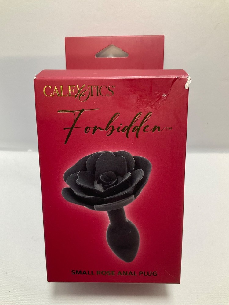 Forbidden Black Rose Anal Plug