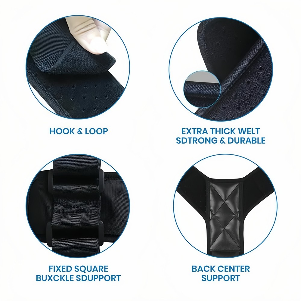Posture Corrector for Women & Men, Adjustable Back Posture Corrector Breathable