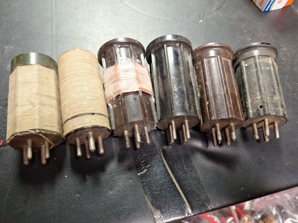 4 Pin Coil Form Lot Ham Vintage Shortwave Crystal Radio