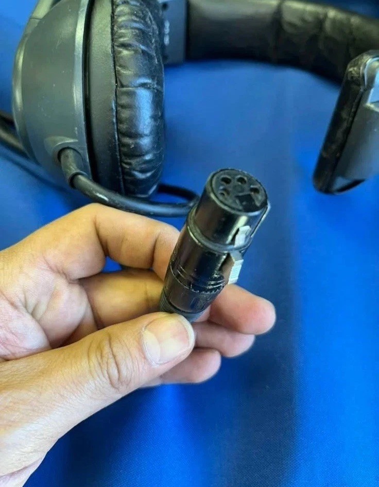 Clear-Com CC-95 Single Muff Intercom Headset – Used – Fully Functional