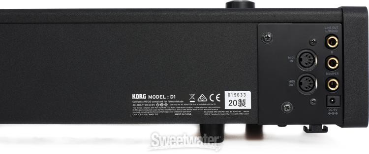 Korg D1 88-key Stage Piano / Controller (Black)