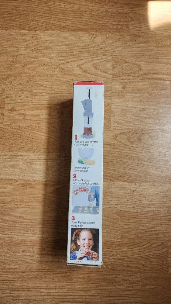 Smart Inventions Perfect Cookie Press Set, 12 Design Disks, 8 Tips