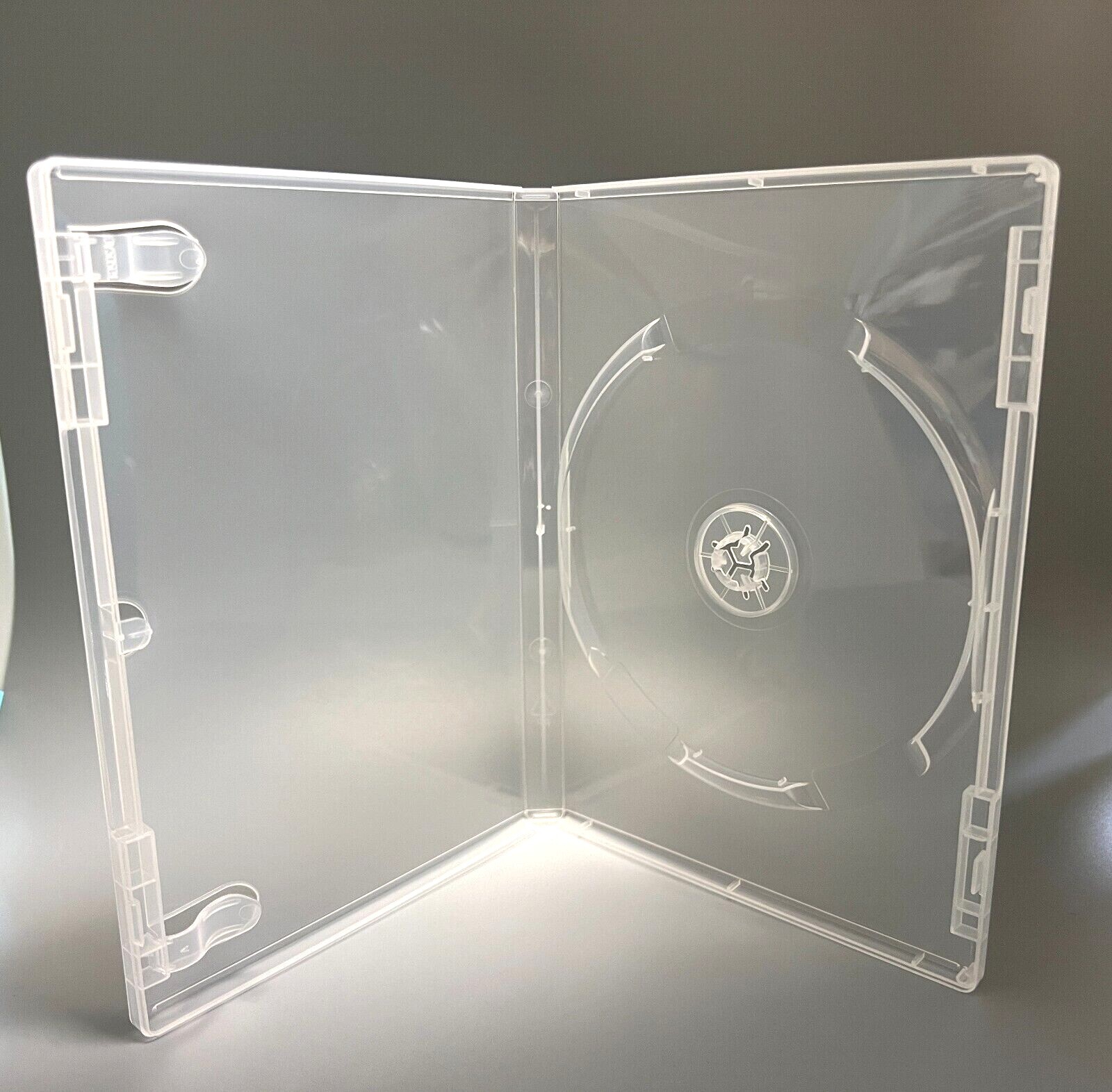 10 14MM NEW SINGLE SUPER CLEAR DVD CASES WITH SLEEVE, ITEM NO PSD23