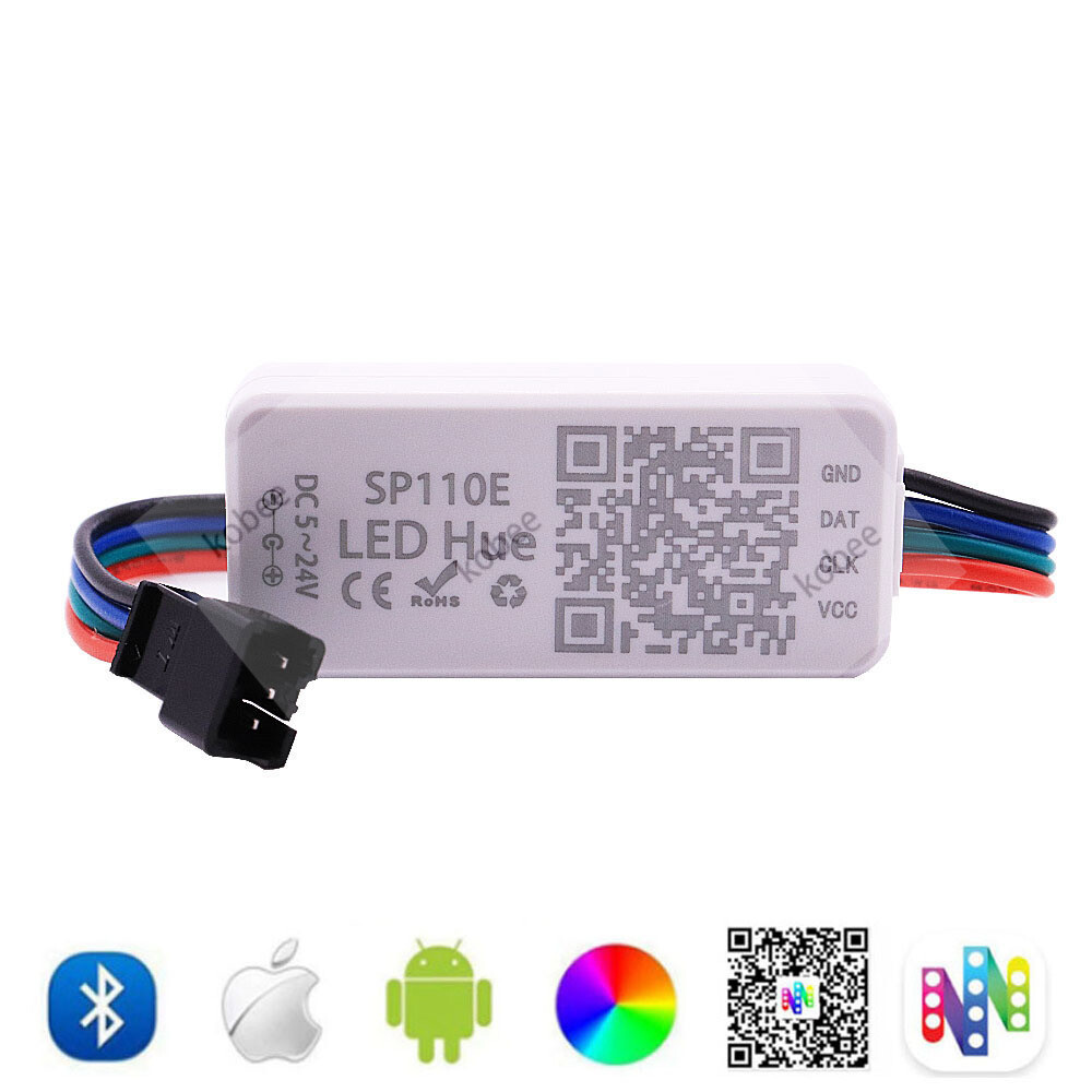 WS2812B Led Pixel Ring 5050 RGB WS2812 With SP110E Bluetooth Controller DC5V USB