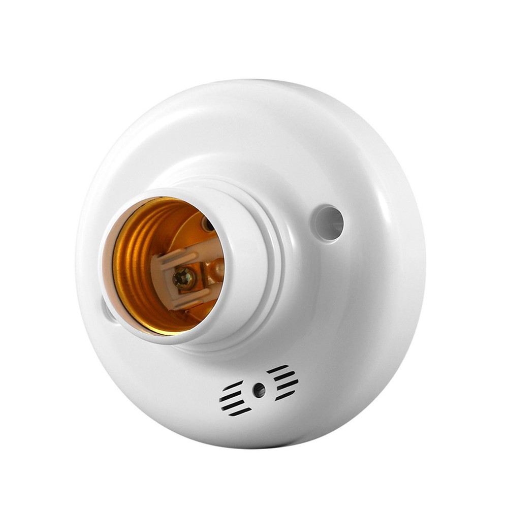 E27 Sensor Base Lamp Holder Light Bulb Switch Adapter Night Thread Voice Control