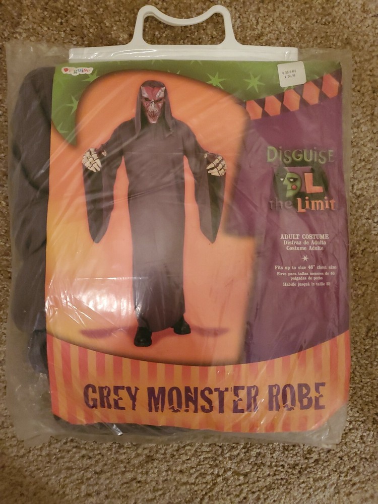 Disguise Grey Monster Robe Costume