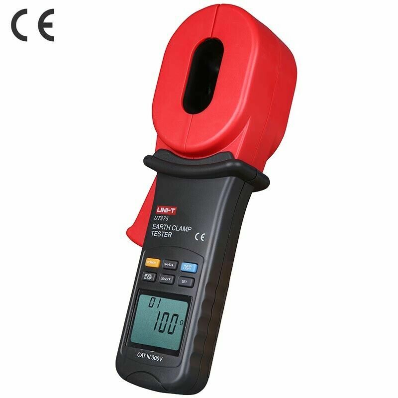 UNI-T UT275 Auto Earth Ground Resistance Clamp Meter 2.2" LCD Range 0.01~ 100✦Kd
