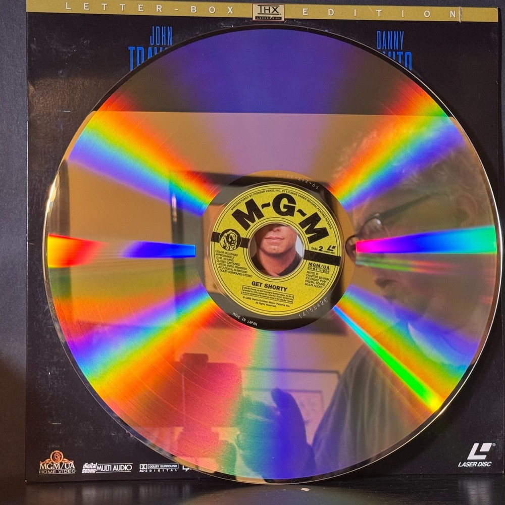 Get Shorty Letterbox Laserdisc Travolta Hackman DeVito