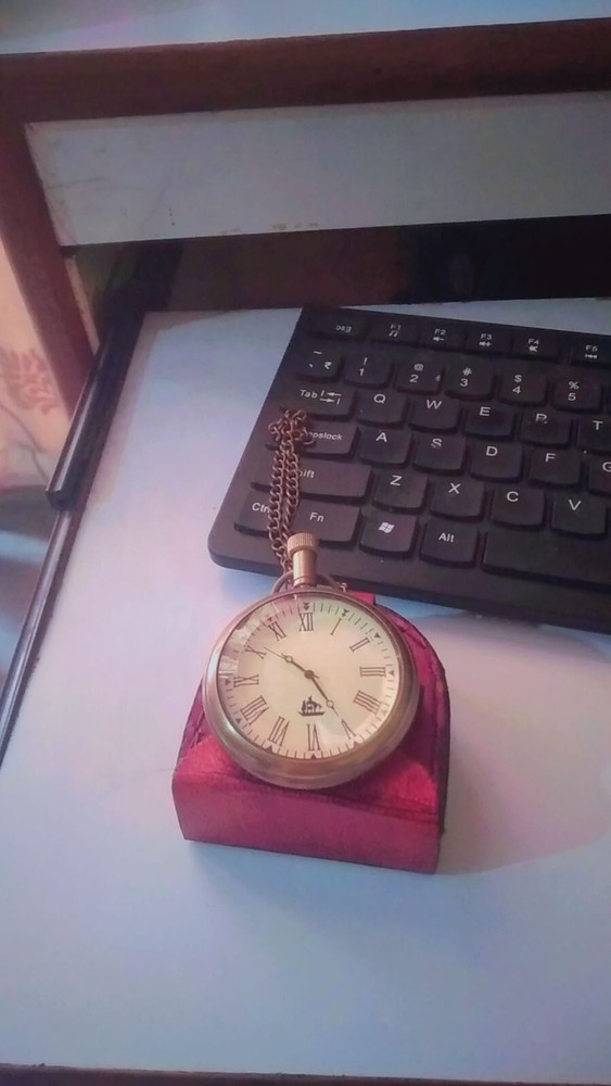 Solid Brass pocket watch Antique Nautical Gift Item