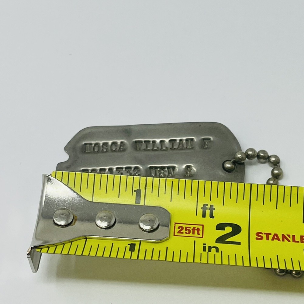 Navy USN Dog Tag United States Catholic Notched