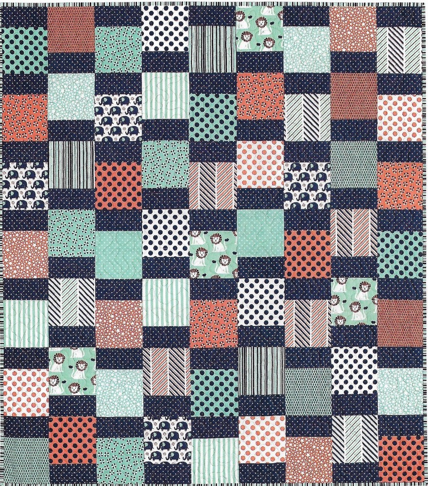 Jungle Gym Quilt quilting pattern instructions