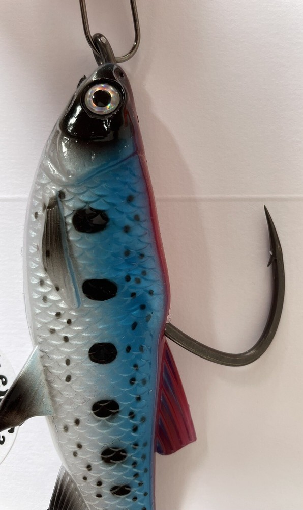 HALIBUT RIG 275g ROUGH GROUND RIG WITH 9/0 Hook Rubber Herring Teaser