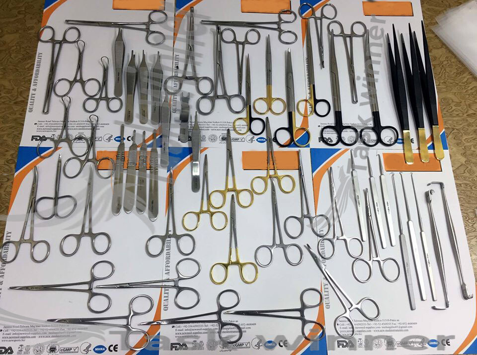 Aston Face lift instruments set face surgery instruments