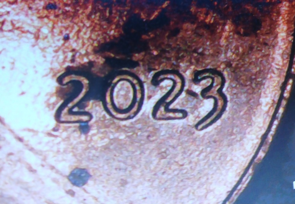 2023 Lincoln Cent Extra V Error Coin
