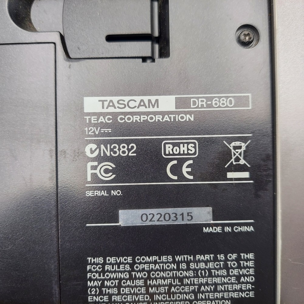 Tascam DR-680 Digital Recorder