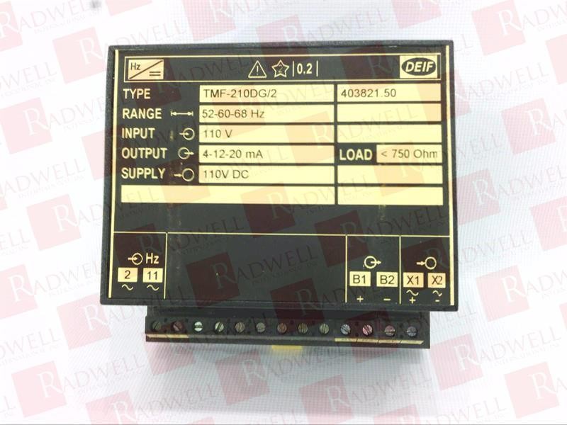 DEIF TMF-210DG/2 / TMF210DG2 (USED)