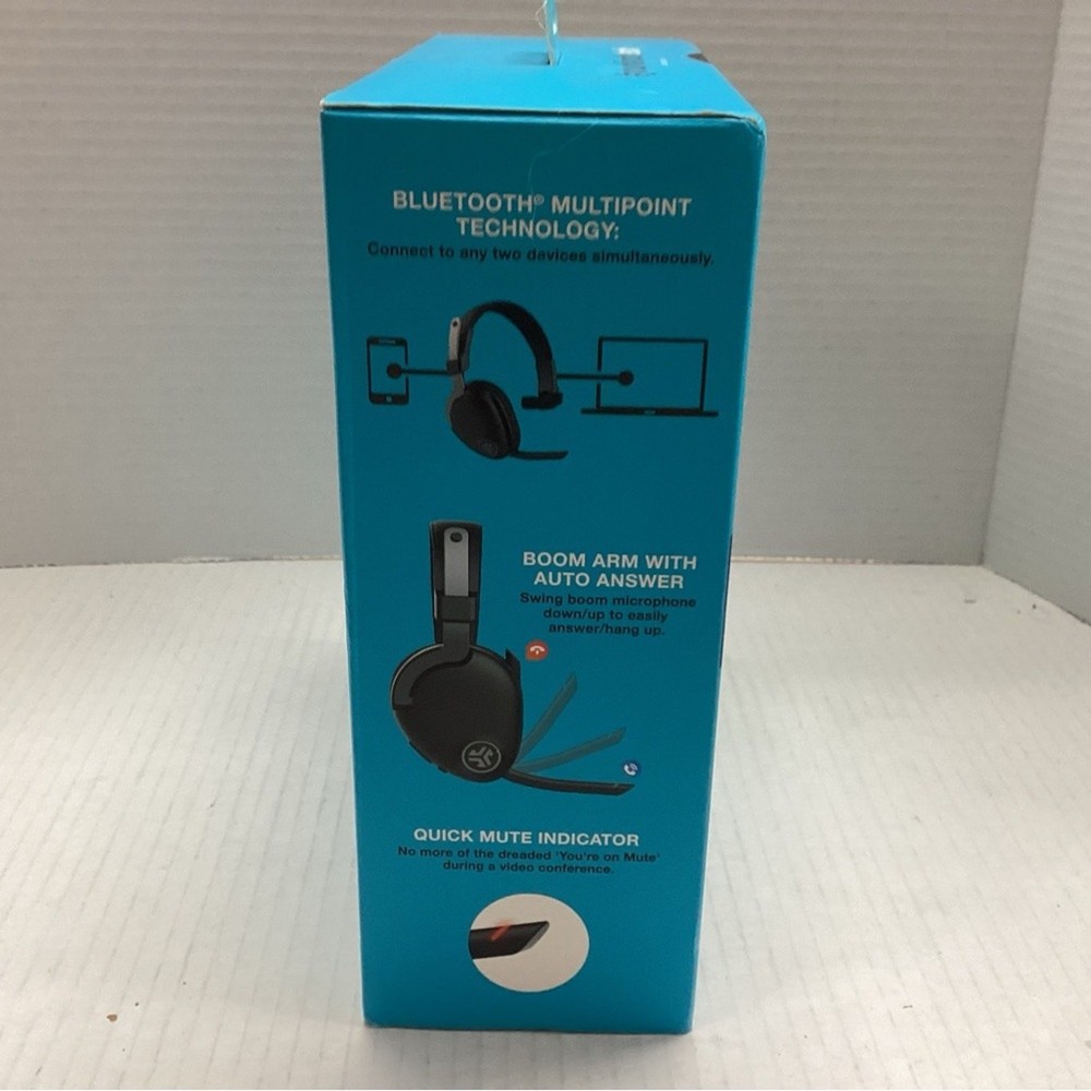 NIB JLabs JBuds Work Wireless Overear Computer Headphones