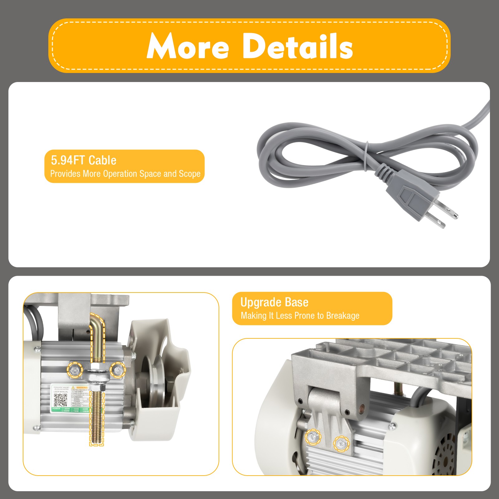 Electric Leather Skiver Skiving Peeling Machine & 600W Brushless Servo Motor Set