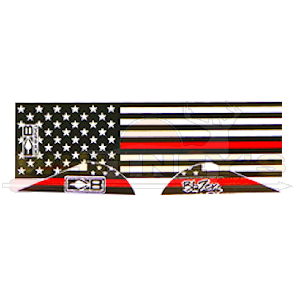 Bohning Blazer Vane/Wrap Combo - First Responder - 101042FR