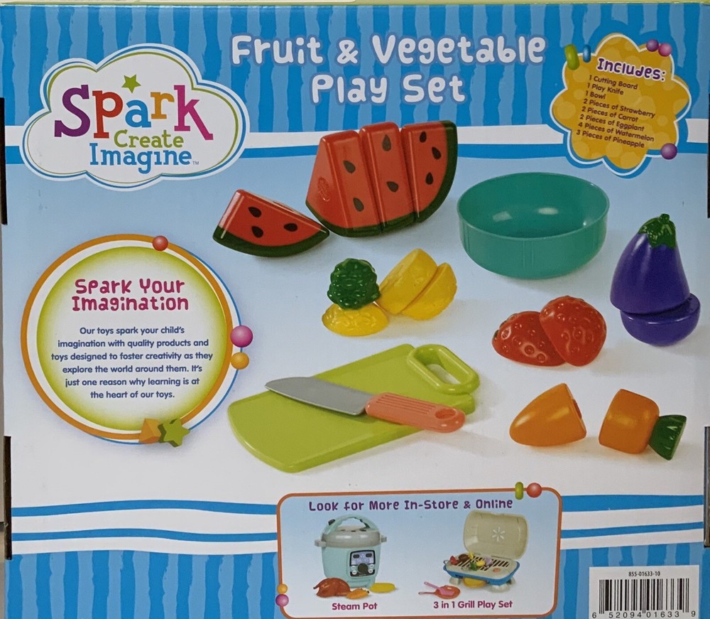 Sparks Create Imagine FRUIT AND VEGETABLE Play Set