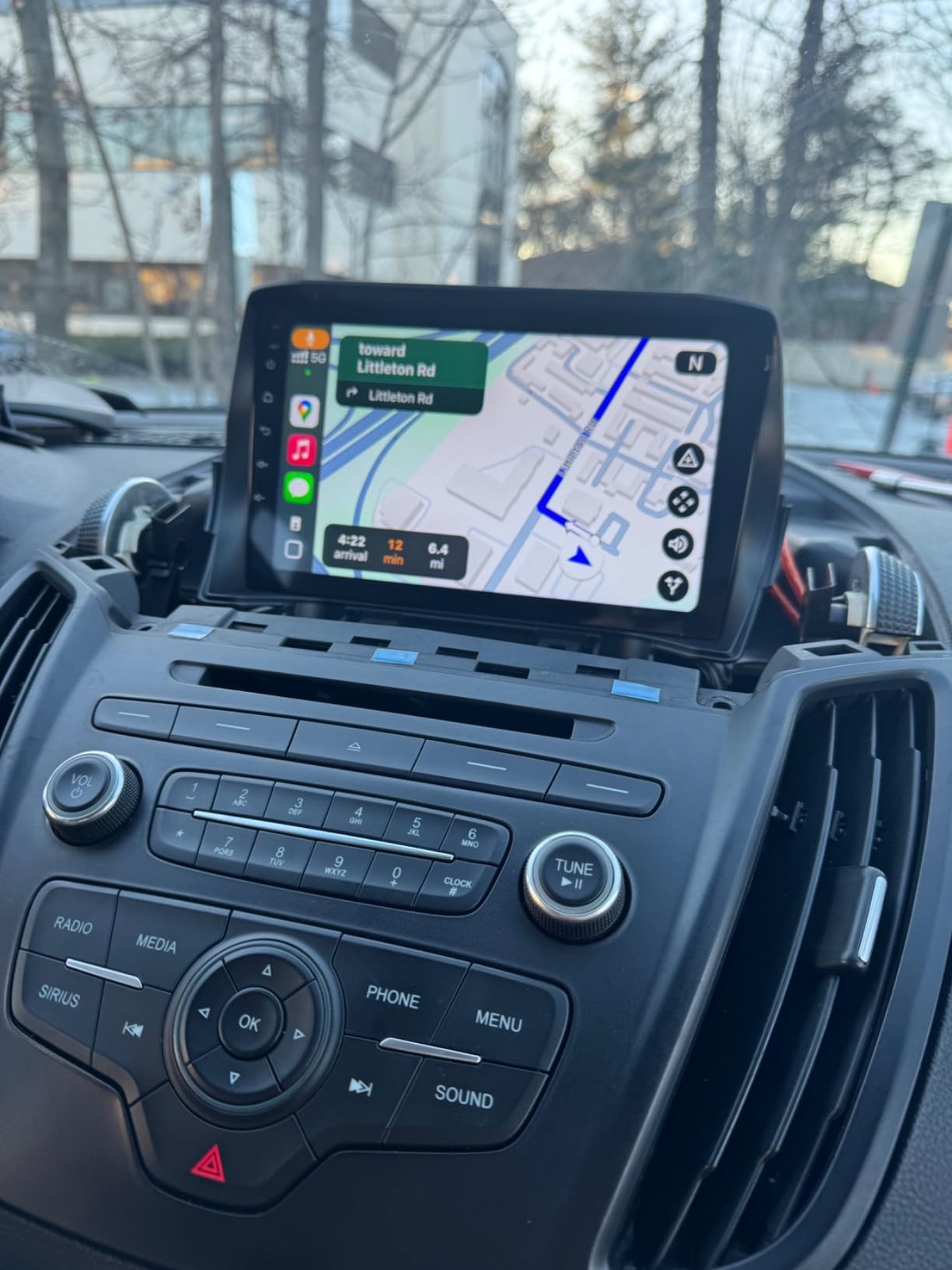 Apple CarPlay For Ford Escape 2013-2017 Android 13 Car Stereo Radio GPS Navi