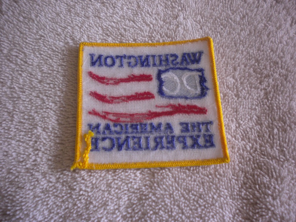 Washington DC The American Experience Cloth Patch