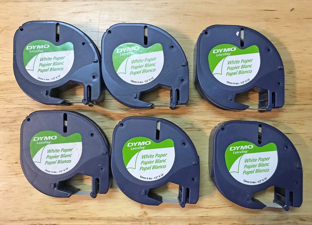 DYMO LETRATAG 100H PLUS THERMAL PRINTER LABEL MAKER w/ EXTRAS