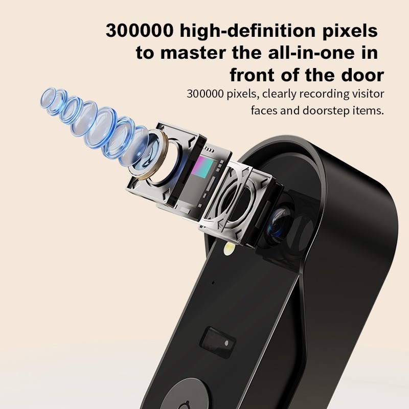 Smart Visual Intercom Video Doorbell PIR Motion + Wireless Chime+WIFI Cloud Save