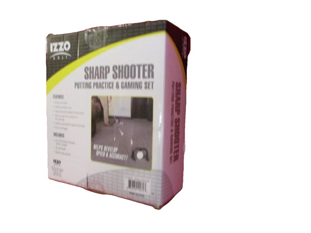 Izzo Golf Sharp Shooter Putt Trainer Putting Alignment Speed Accuracy