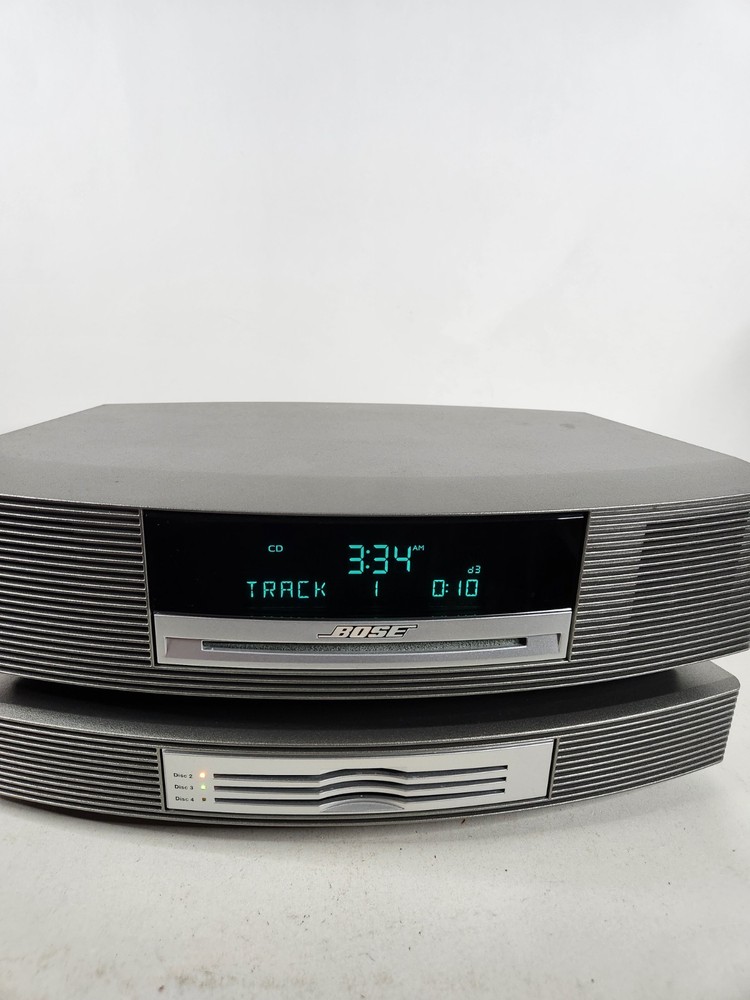 Bose Wave Music System CD Player Model With Multi CD Changer Remote Tested