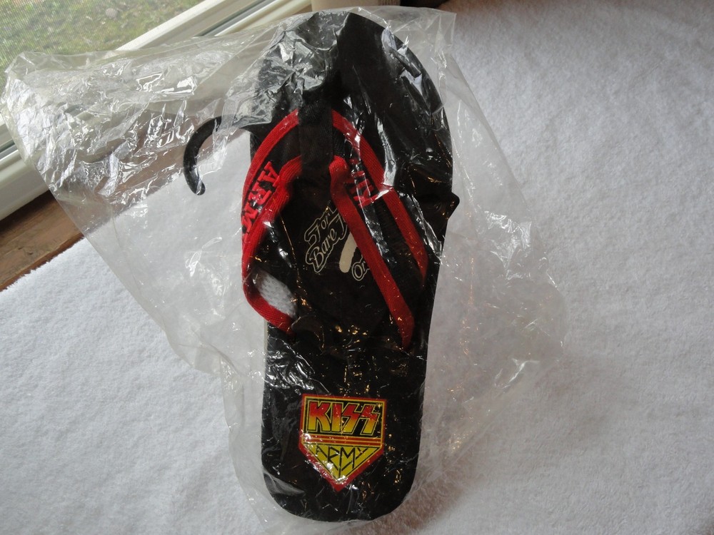 KISS ARMY FLIP FLOPS SEALED