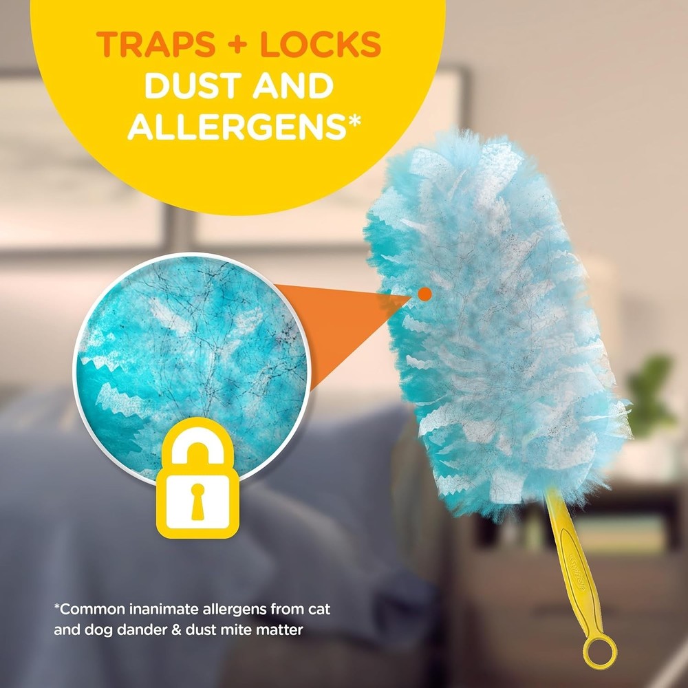 Swiffer Dusters Starter Kit, Kit Includes 1 Handle and 5 Dusters