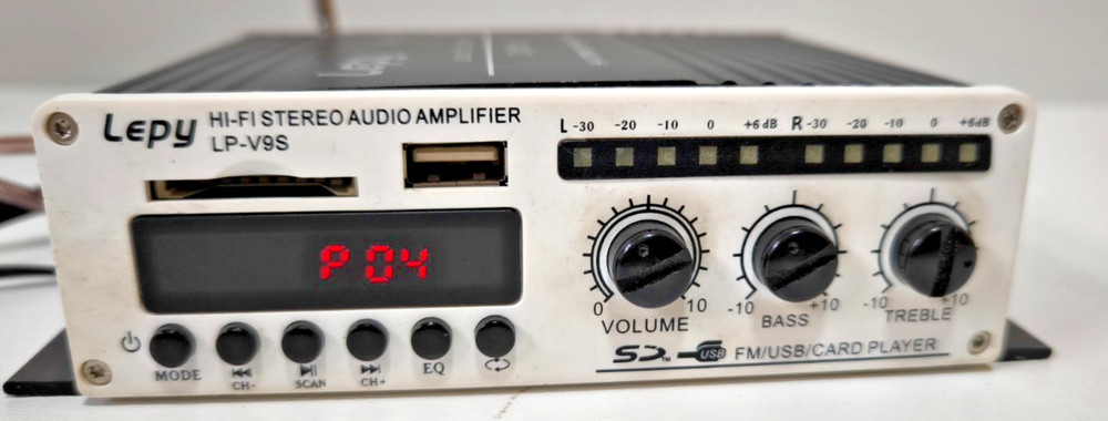 LEPY LP-V9S HI-FI STEREO AMPLIFIER USB SD FM PLAYER