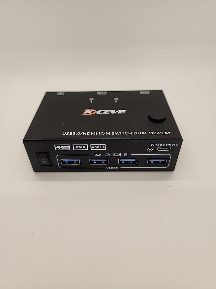 HDMI USB 3.0 KVM Switch Dual Display