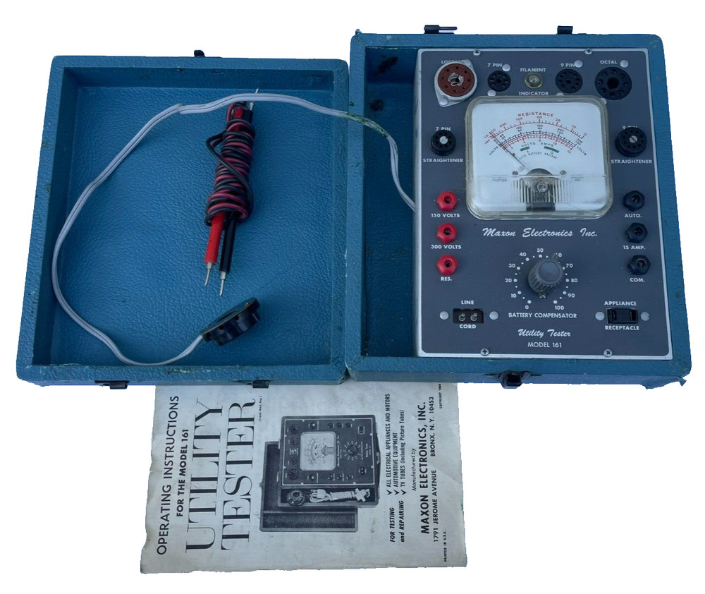 Maxon Electronics Inc. Utility Tester Battery Compensato for Model 161