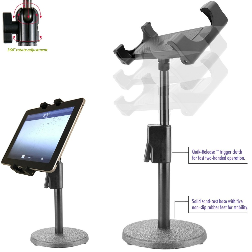 iPad iPhone Galaxy 14 13 Tab Smartphone Tablet Essential Height Adjustable Mount