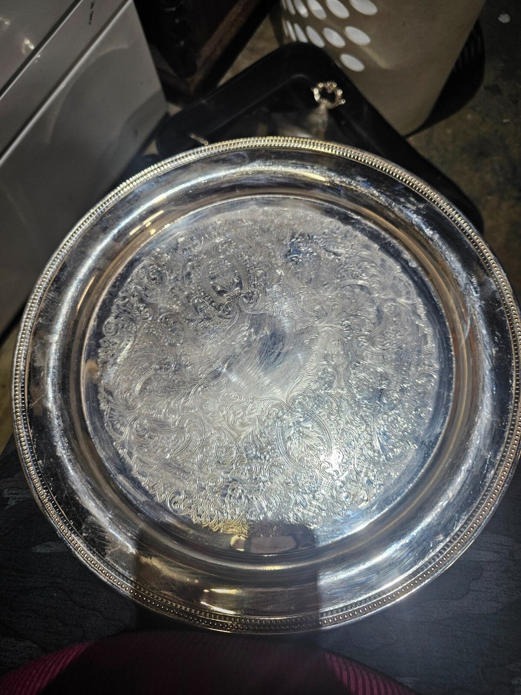 oneida 12.5 inch silver plate
