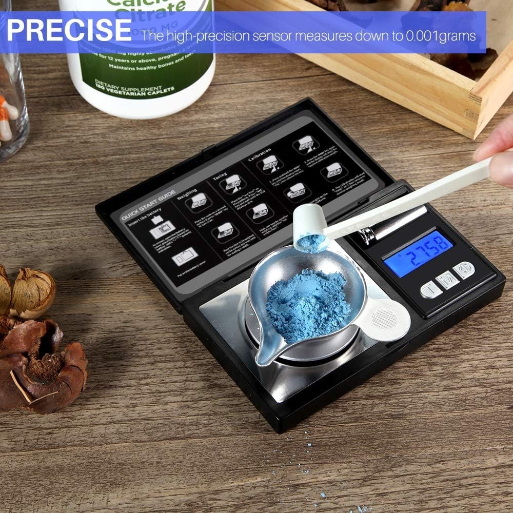 High Precision 50g Micro Gram Scale – Lightweight, Tare Function & Auto-Off