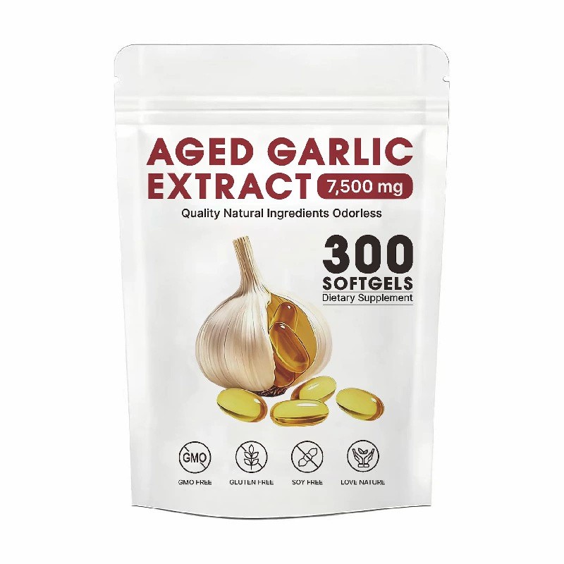 Elare Aged Garlic Extract, 300 Softgels, 7500mg Odorless Heart & Immune USA Hot