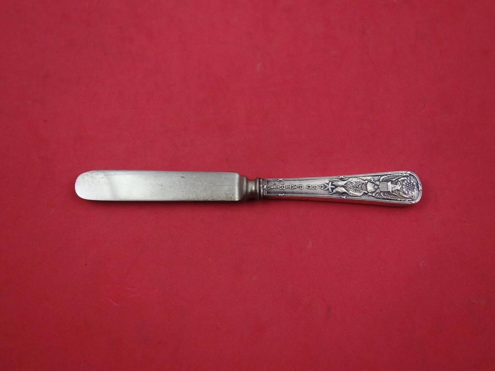 Pattern Unknown Sterling Silver Junior Knife HH SP 6 1/8" Pro Patria