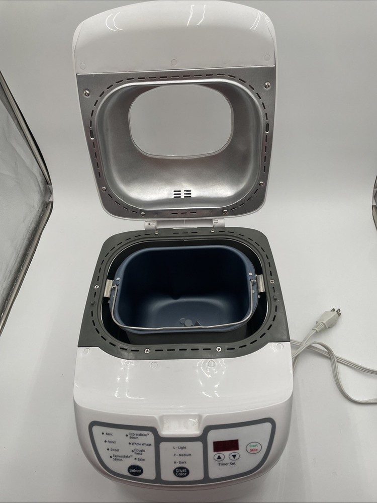 Oster Express Bake Bread Maker - 2Lb - Model 5838 White - Tested Works