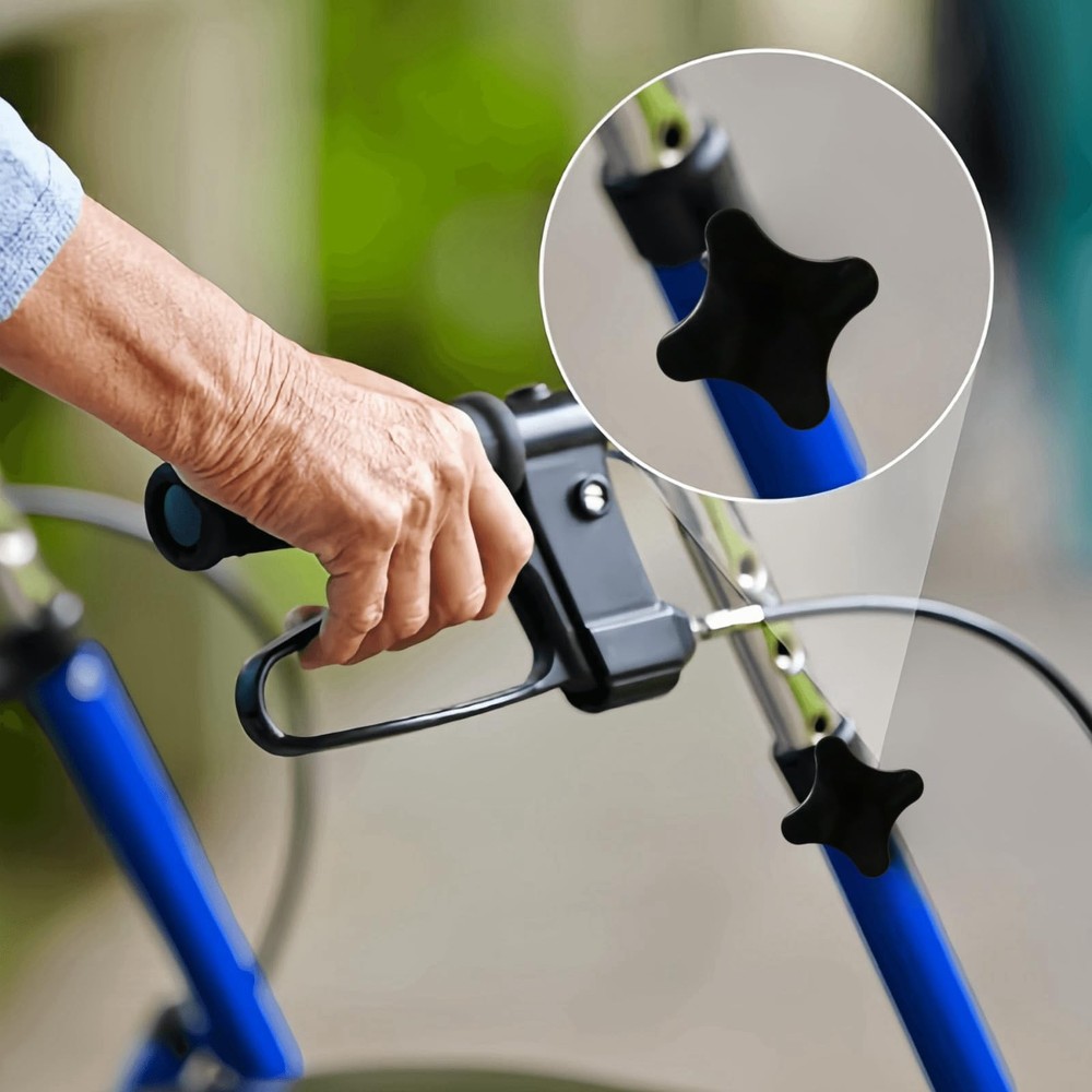 SZHSYJY 2 Set Rollator Walker Replacement knobs,Universal,Replacement Black