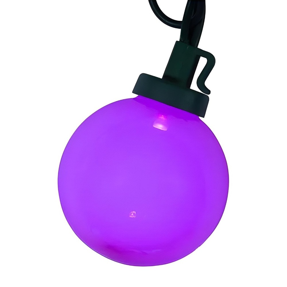 Multicolor Opaque G50 LED Light Set Green Wire