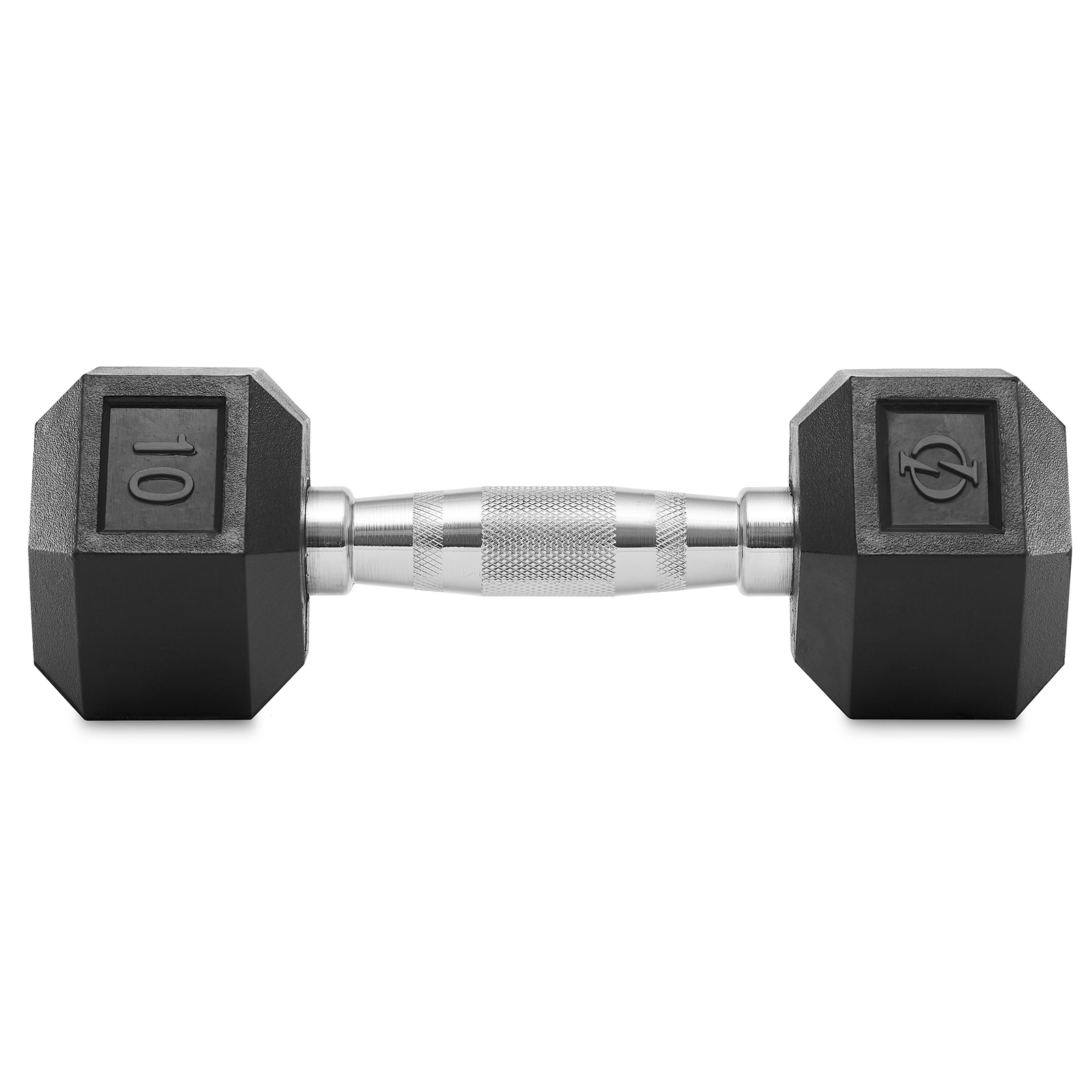 Pair of Rubber Coated Hex Dumbbell Hand Weight Set, 3 lb to 50 Pound