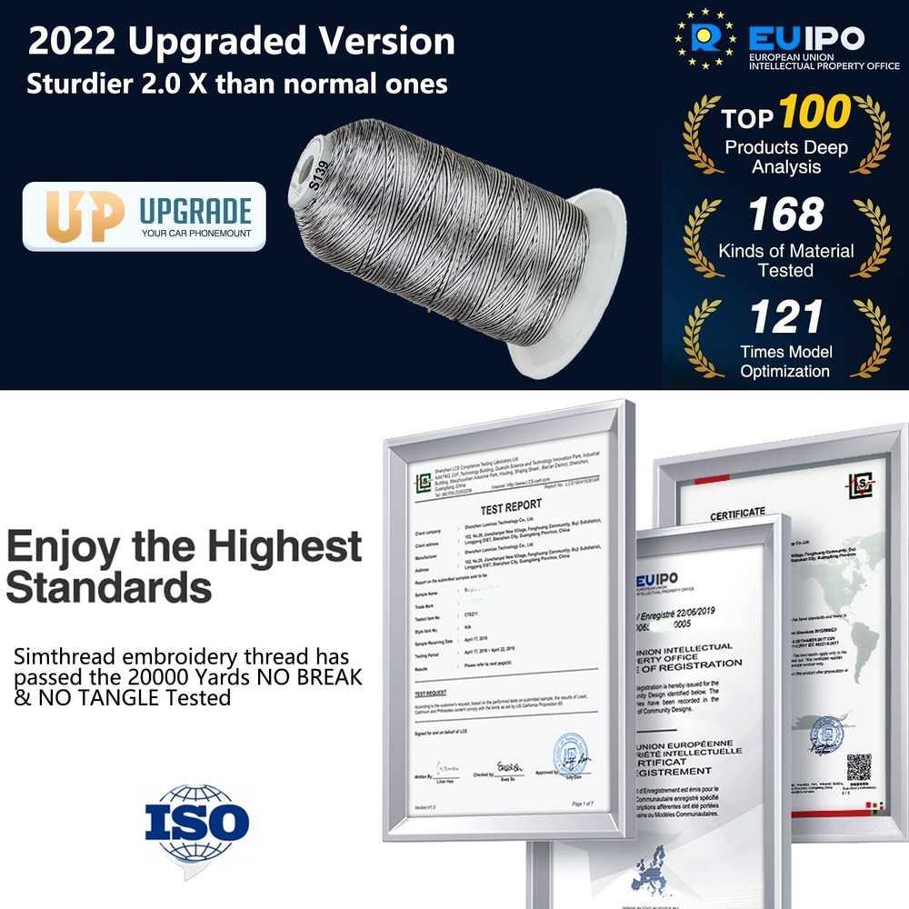 Variegated Polyester Embroidery Thread 5500Yards S149