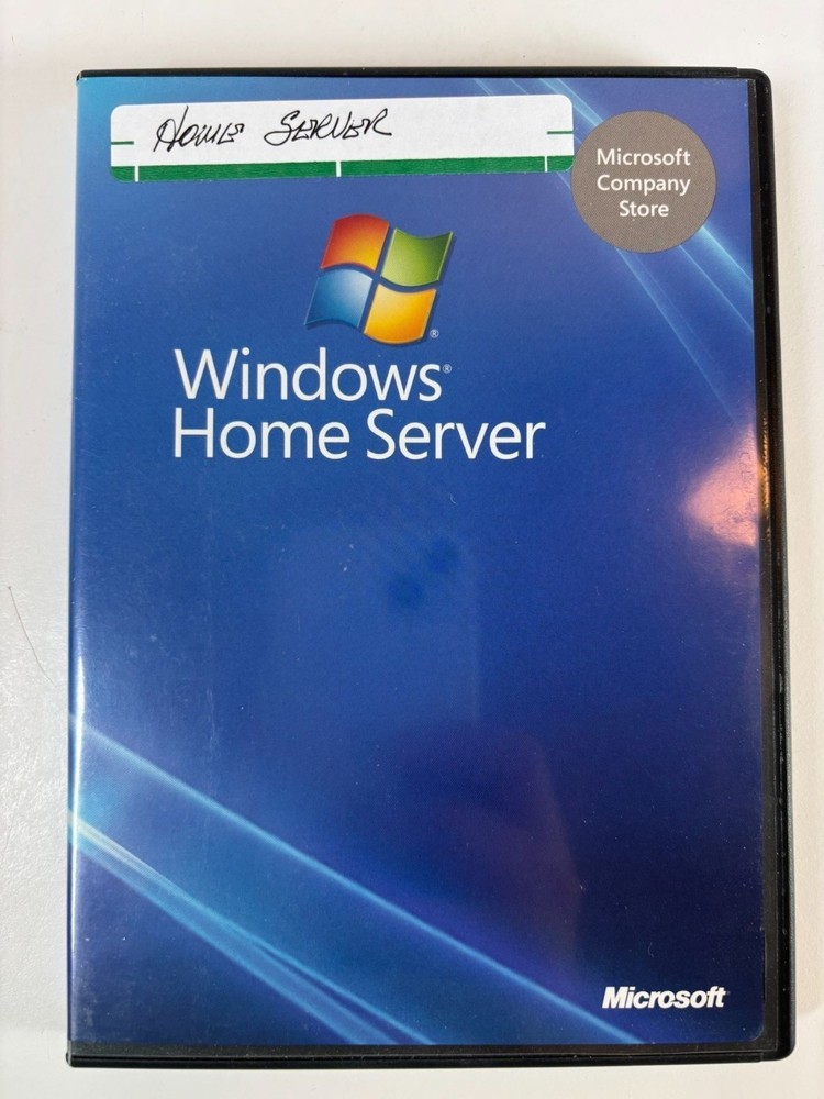 Rare Windows Home Server Software Microsoft 2007 Install Disk Microsoft Store
