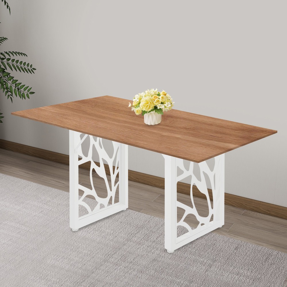 Table Legs 2PCS Desk Legs Metal Dining Rectangular Table Base for Bedrooms