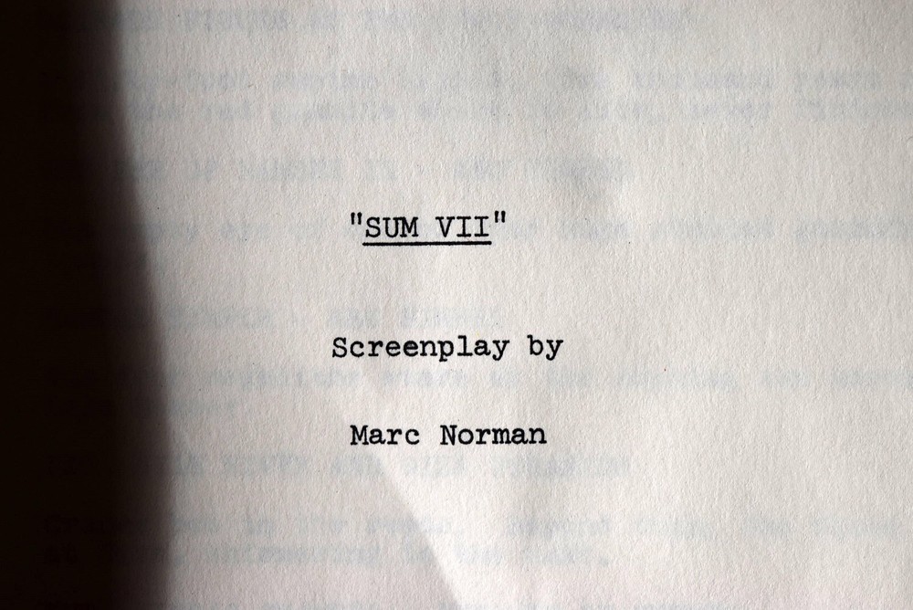1979 SUM VII Original Screenplay Script First Draft