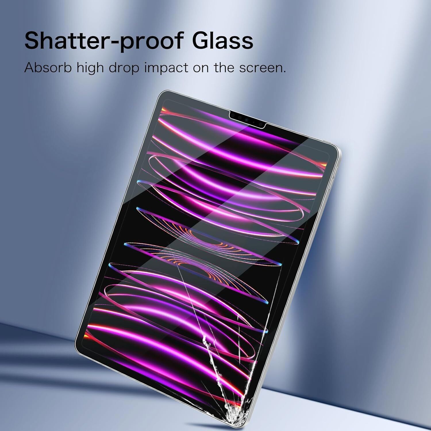 2-Pack Tempered Glass Screen Protector for iPad Pro 12.9-inch (6th 5th 4th 3rd)